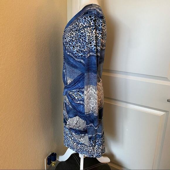 San Paulo Animal Print Ruched Mini Dress - Picture 5 of 8